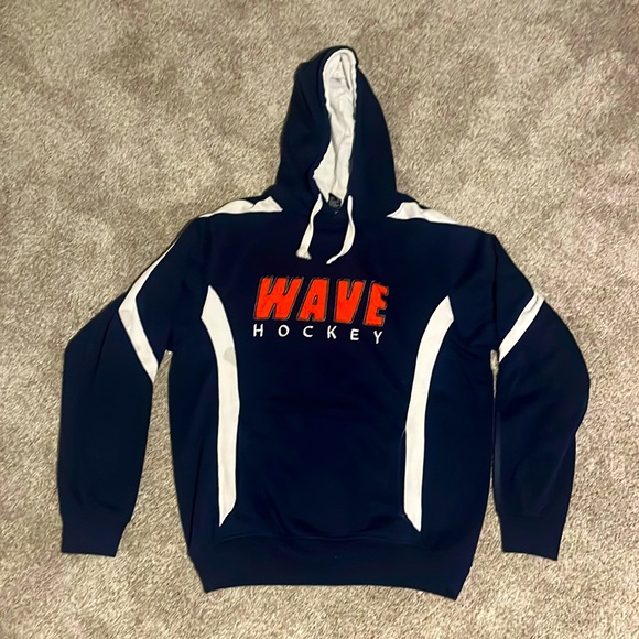 Vintage wave hockey hoodie - Picture 1 of 2